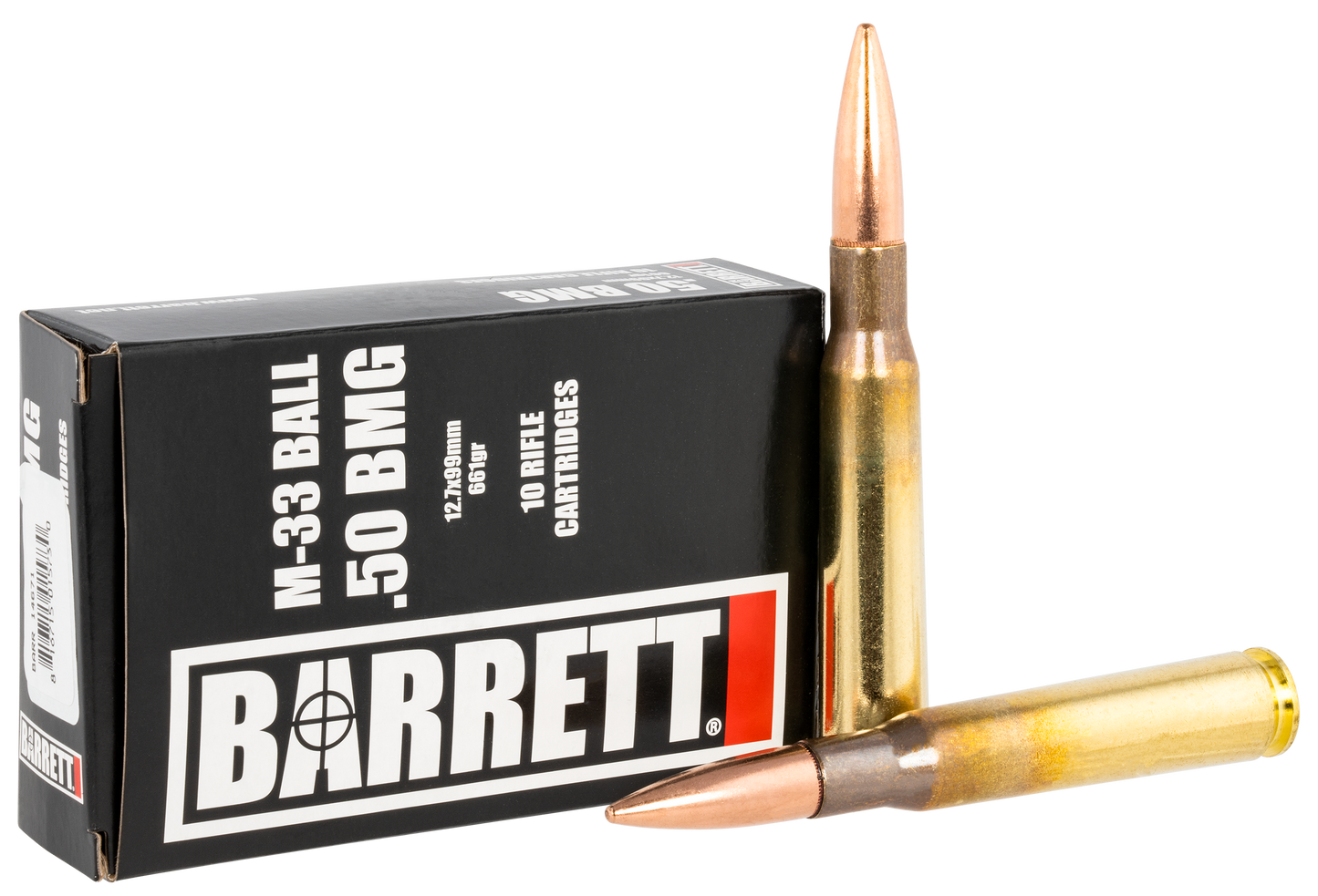 Barrett Rifle, Barr 14671 50bmg Barrett Headstamp M33 Ball 10/25