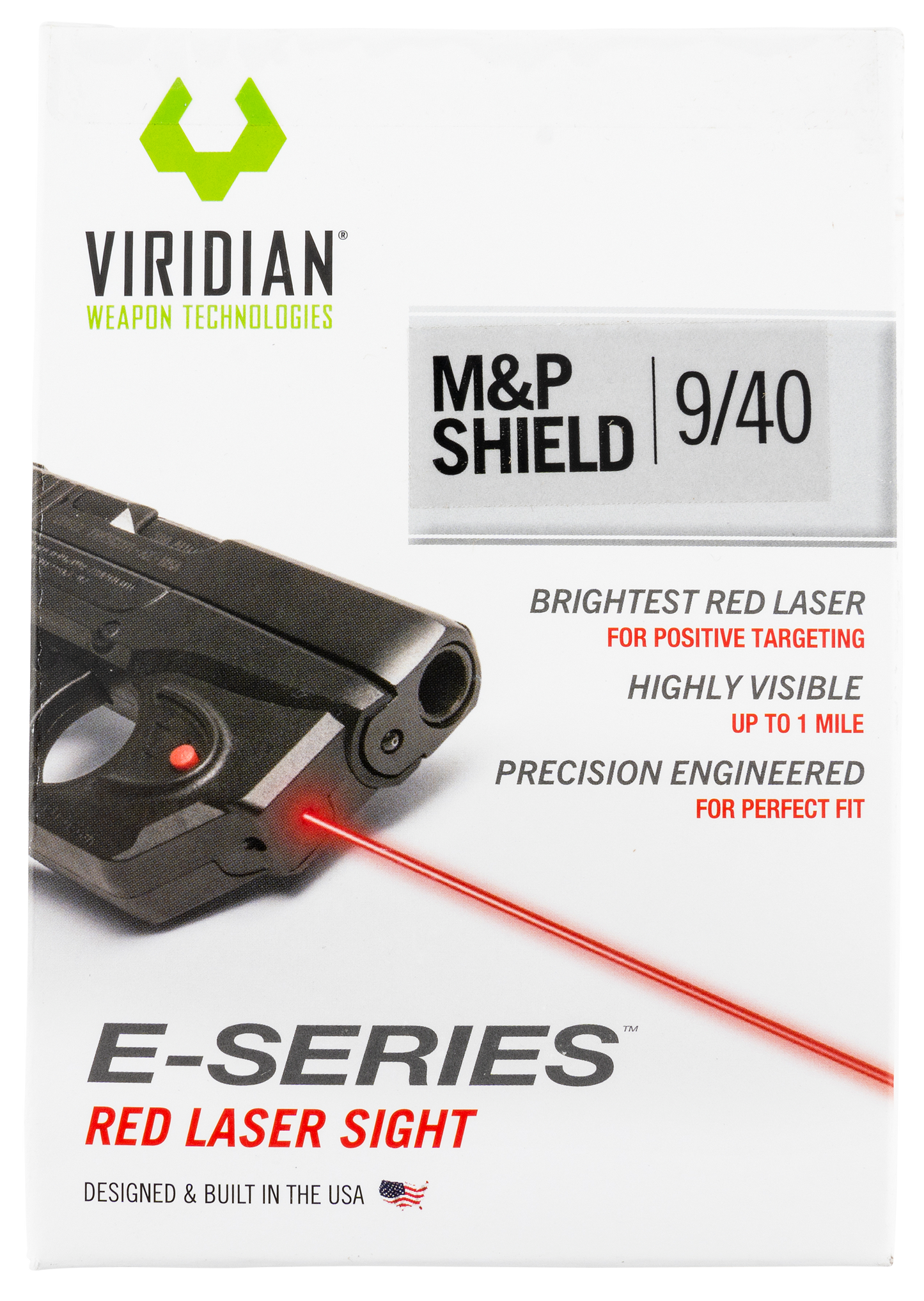 Viridian E-series, Vir 912-0015 E Series Red Las Shield 9