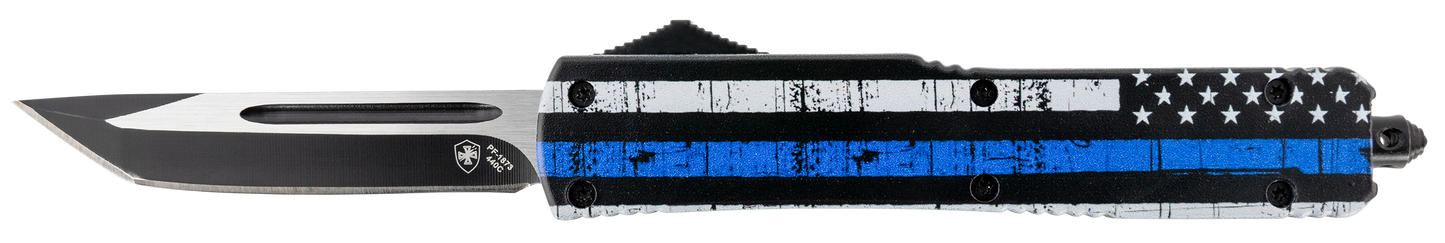 Templar Knife Back The Blue, Temp Mbtb231 Slim Back The Blue Tanto