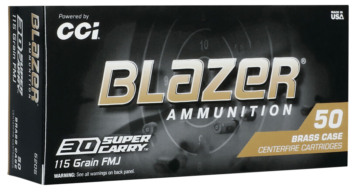 Cci Blazer, Cci 5205 Blazer Brass 30sc 115 Fmj 50/20