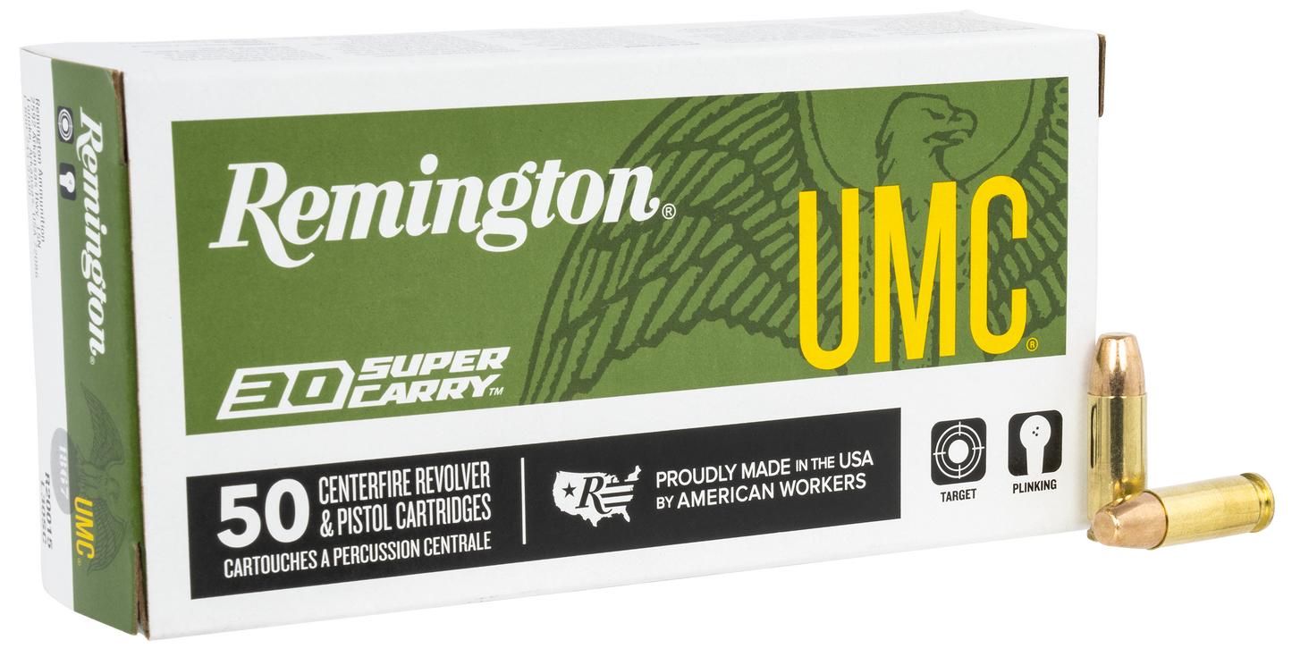 Remington Ammunition Umc, Rem R20015 L30sc Umc 30sc 100fmj 50/20