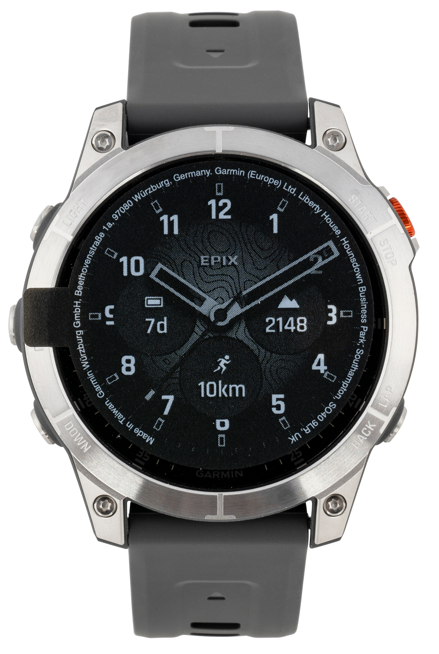 Garmin Epix, Garmin 010-02582-00 Epix (gen 2) Slate Steel Ti