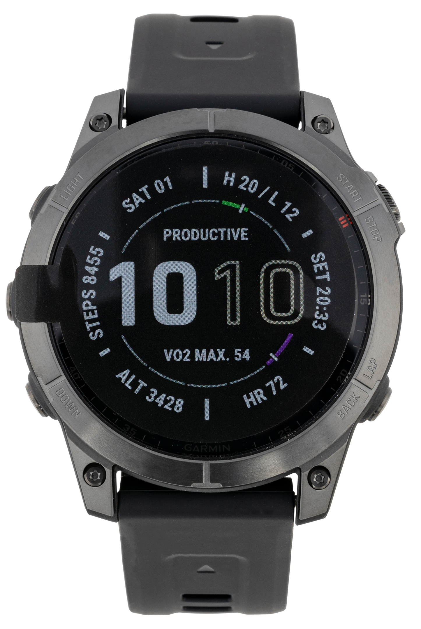 Garmin Fenix 7, Garmin 010-02540-20 Fenix 7 Spphre Gray Dlc Ti Blk