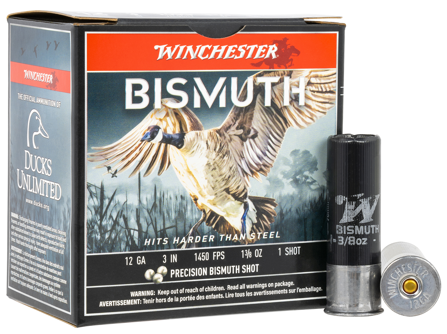 Winchester Ammo Bismuth, Win Swb1231 12ga 3 #1 Bismuth 1 3/8 25/10
