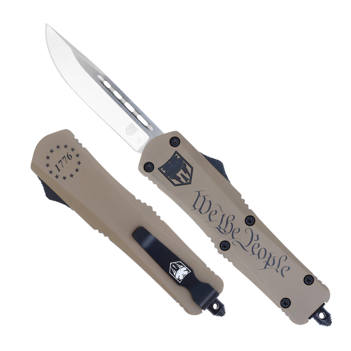 Cobra Tec Knives Llc We The People, Cobra Mwtpfs-3dns Med Fs-3 Drop We The People