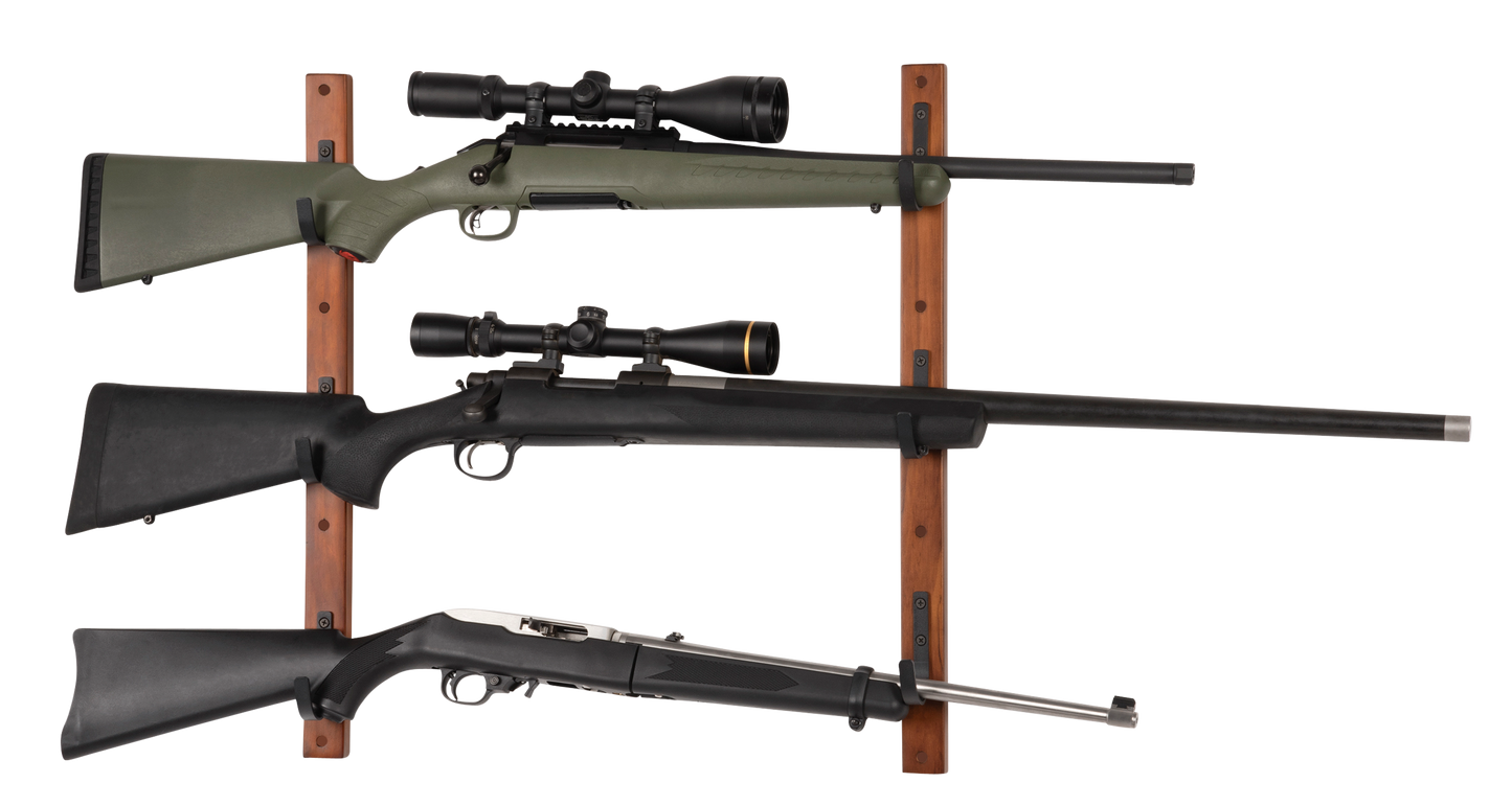 Allen Gun Collector, Allen 5656 Gun Collector 3 Place, Wood W/metal