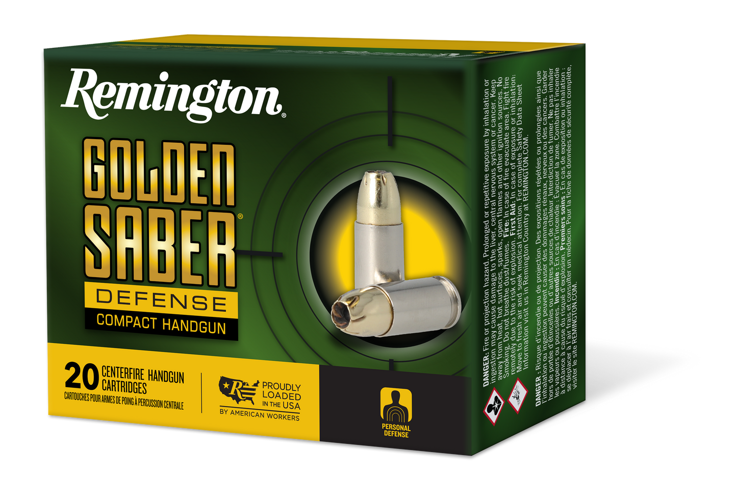 Remington Ammunition Golden Saber, Rem 27619 Gsc45apbn 45 230 Bjhp 20/25