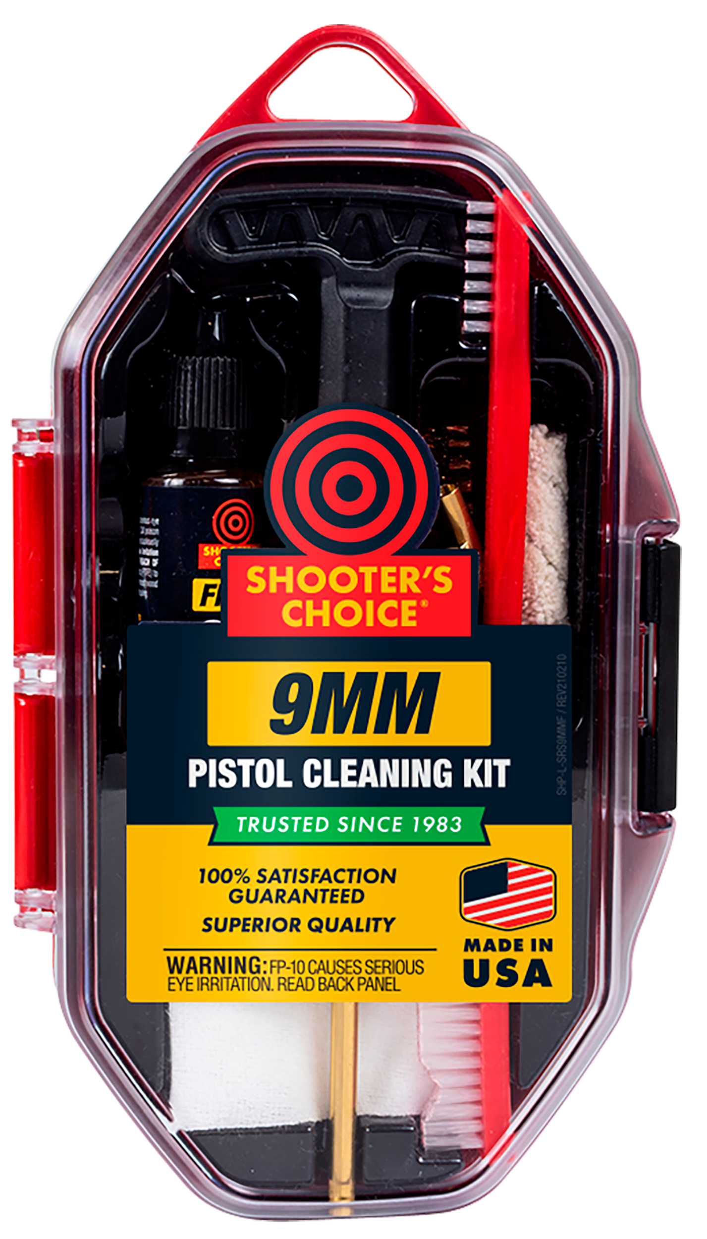 Shooters Choice Cleaning Kit, Shf Srs-9mm 9m Pistol Gun Cleaning Kit