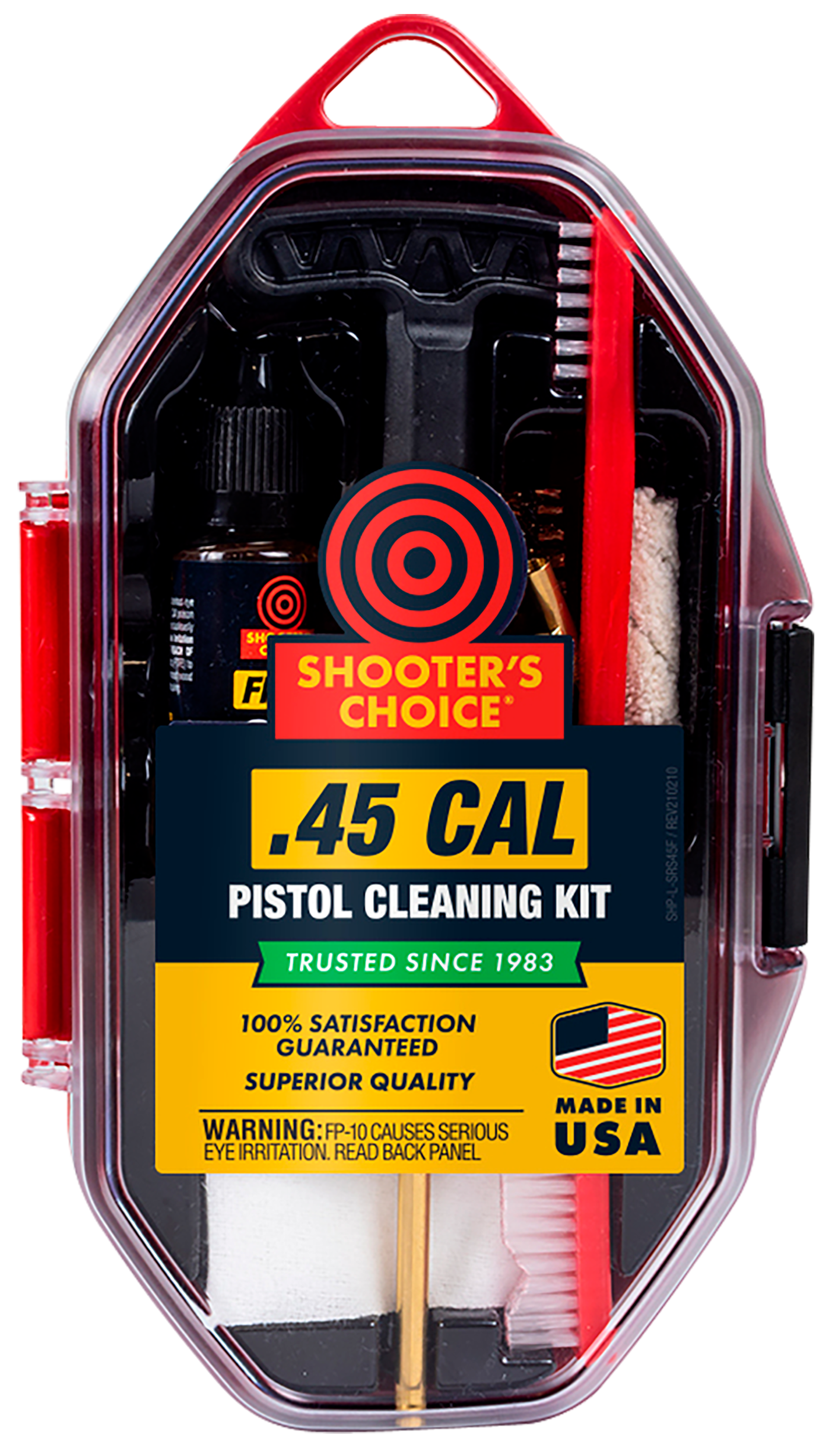 Shooters Choice Cleaning Kit, Shf Srs-45 45 Pistol Gun Cleaning Kit