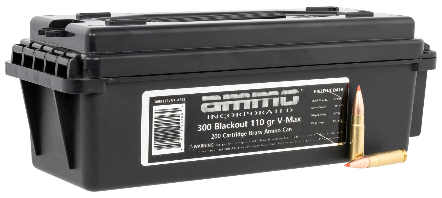 Ammo Incorporated Signature, Ammoinc 300b110vmx-b200 300bo 110 Vmax 200/6