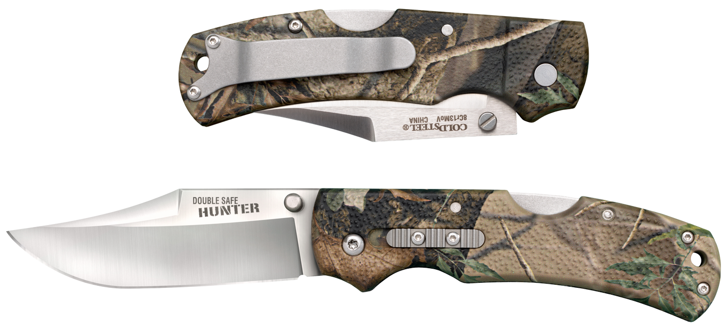 Cold Steel Double Safe, Cold Cs-23je Double Safe Hunter Camo 3.5"