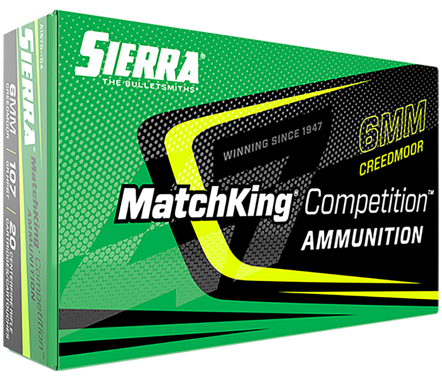 Sierra Matchking, Sierra A1570-04 6mm Creedmoor 107 Gr Hpbt Mk 20/10