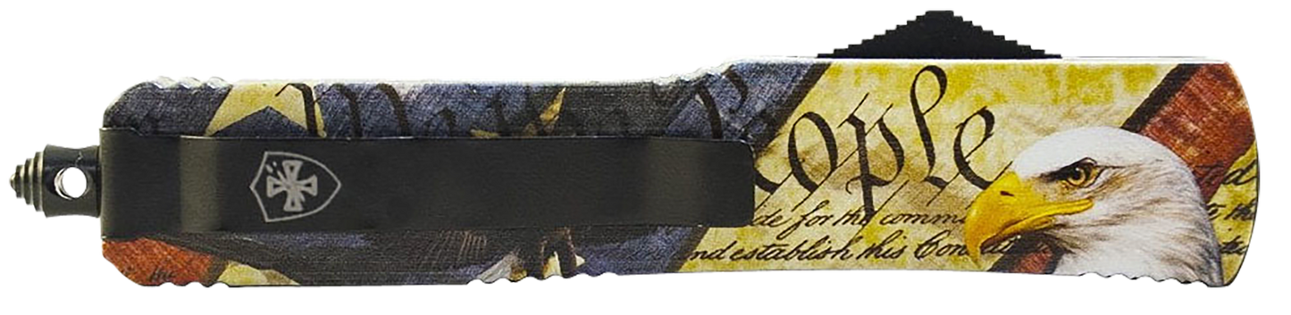 Templar Knife Premium, Temp Mzeg321 Slim Zinc Eagle Drop Black D2