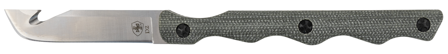 Templar Knife Neck, Temp Ntkg322 Neck Knife Od Green D2 Drop Sillver