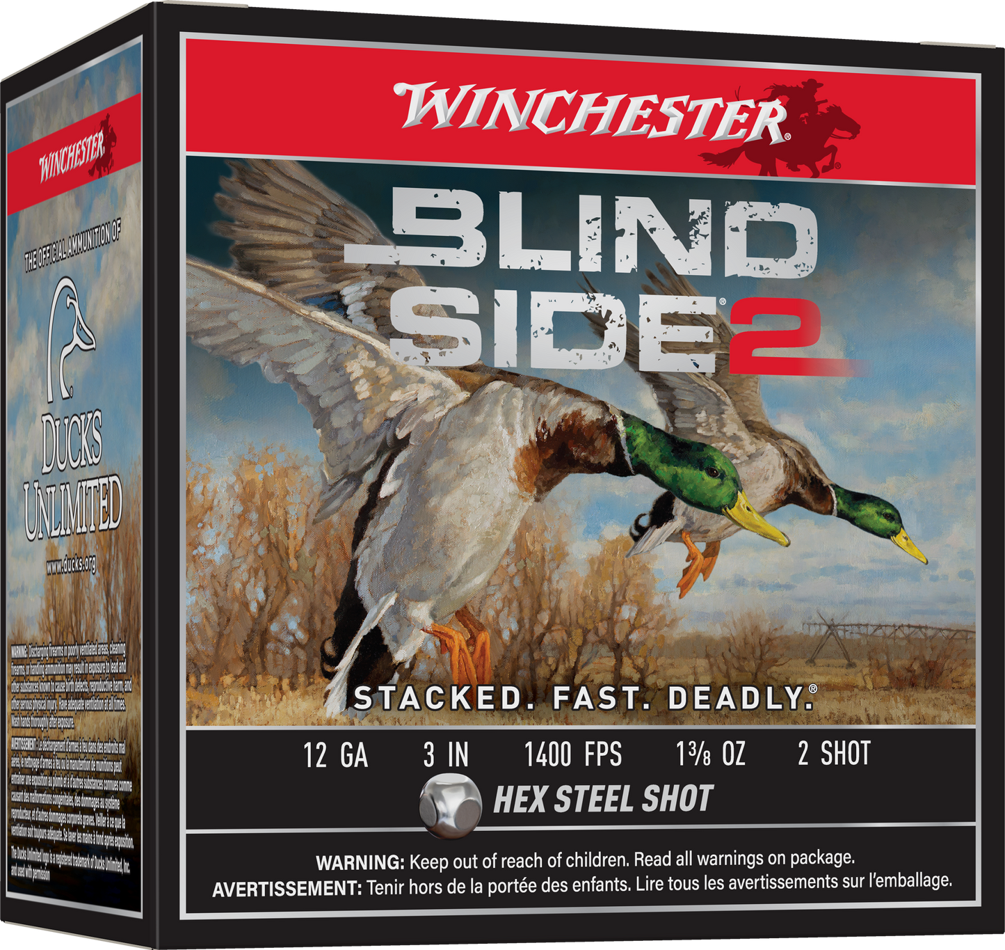 Winchester Ammo Blind Side 2, Win Xbs1232 Blindside 2 1 3/8 25/10
