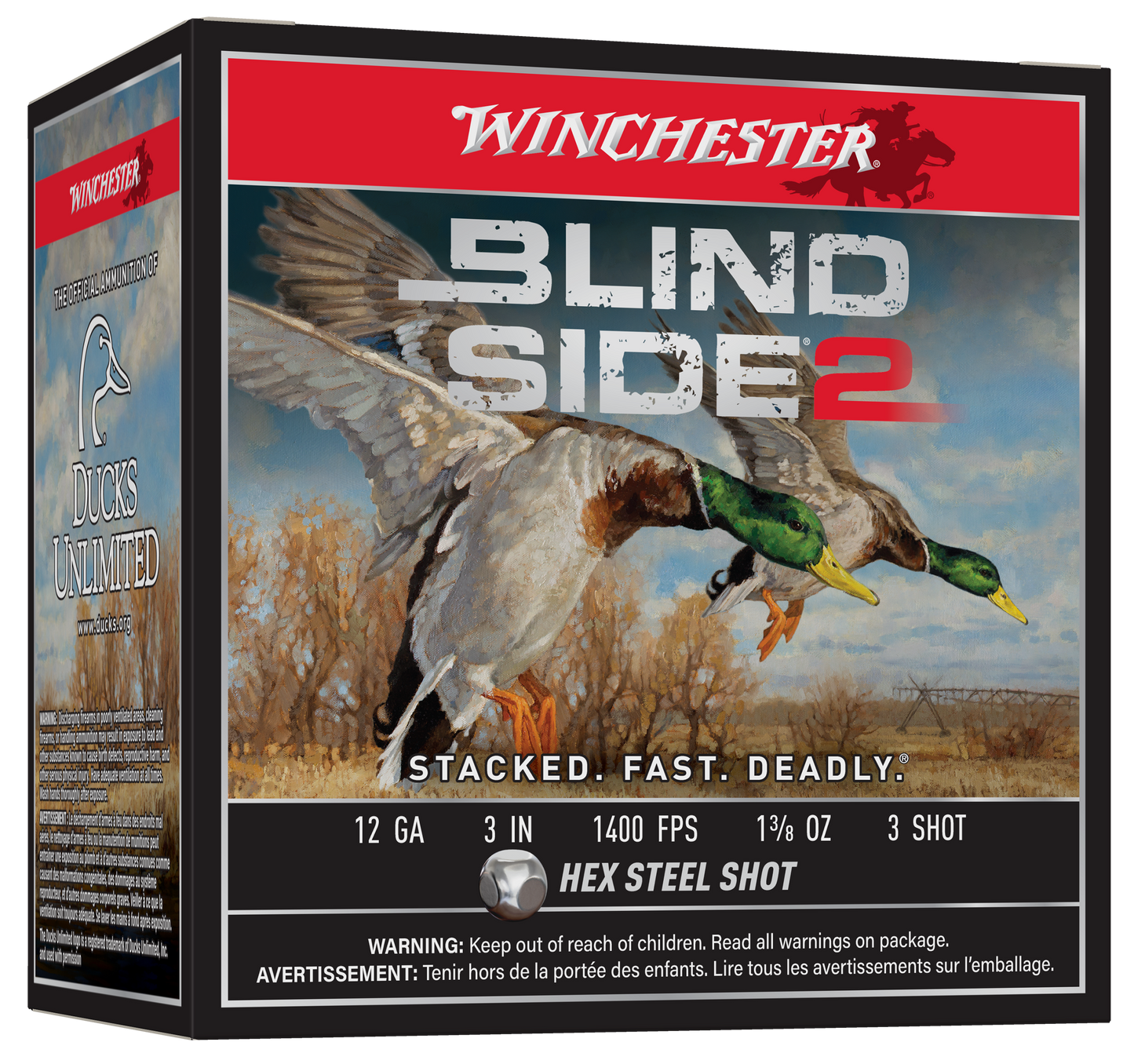 Winchester Ammo Blind Side 2, Win Xbs1233 Blindside 2 1 3/8 25/10