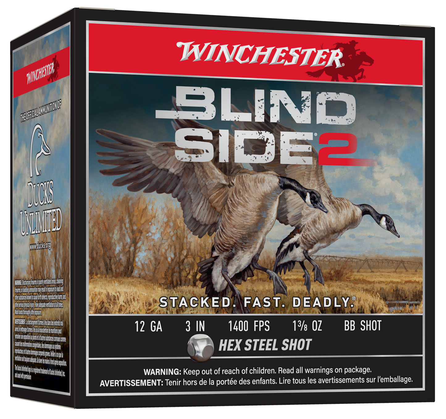 Winchester Ammo Blind Side 2, Win Xbs123bb Blindside 2 1 3/8 25/10
