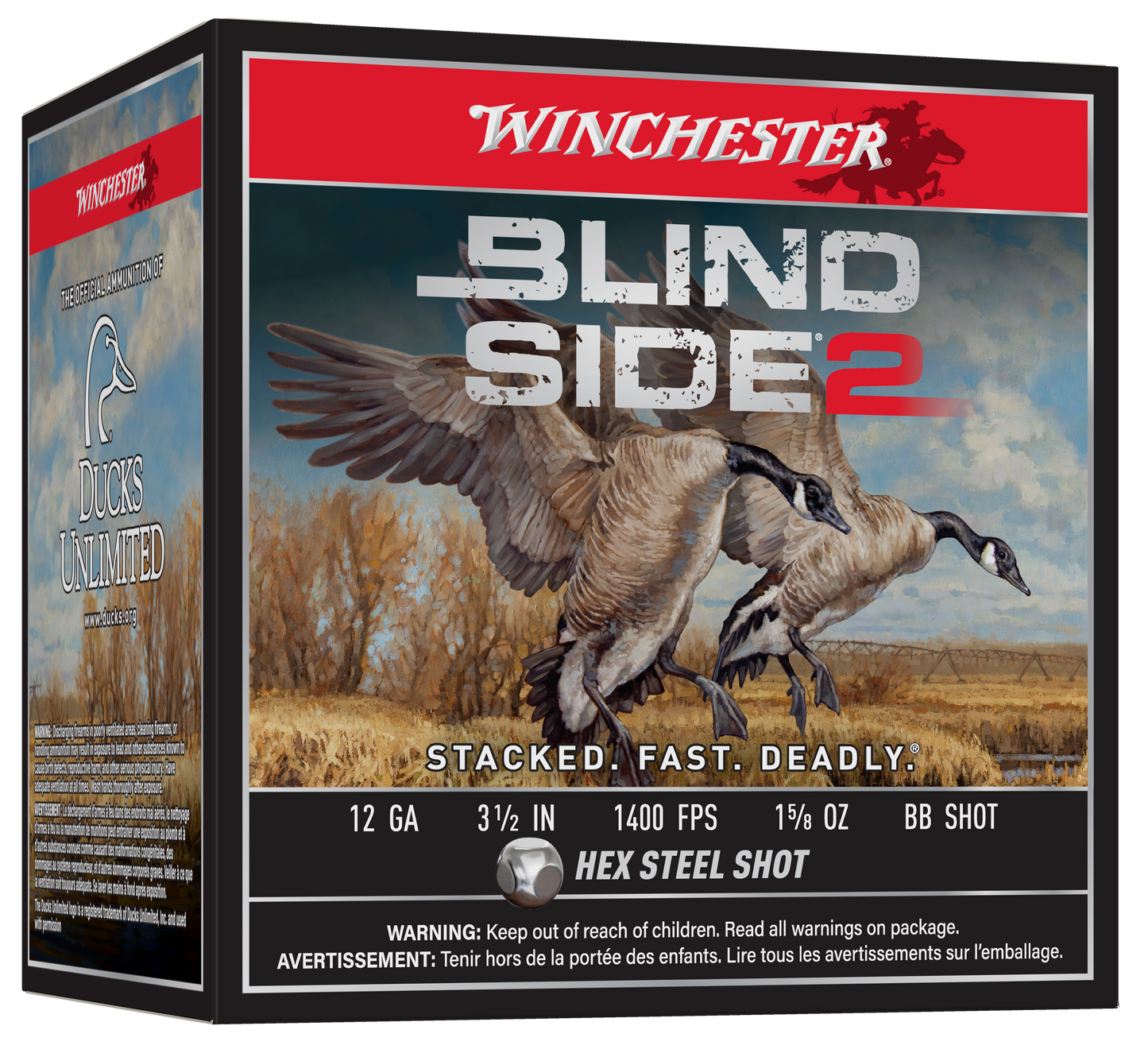 Winchester Ammo Blind Side 2, Win Xbs12lbb Blindside 2 1 5/8 25/10