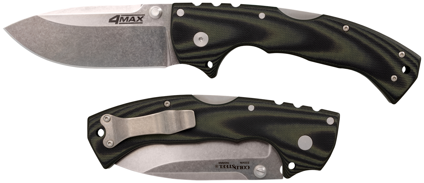 Cold Steel 4-max, Cold Cs-62rma 4max Elt 4" G10 Hndl