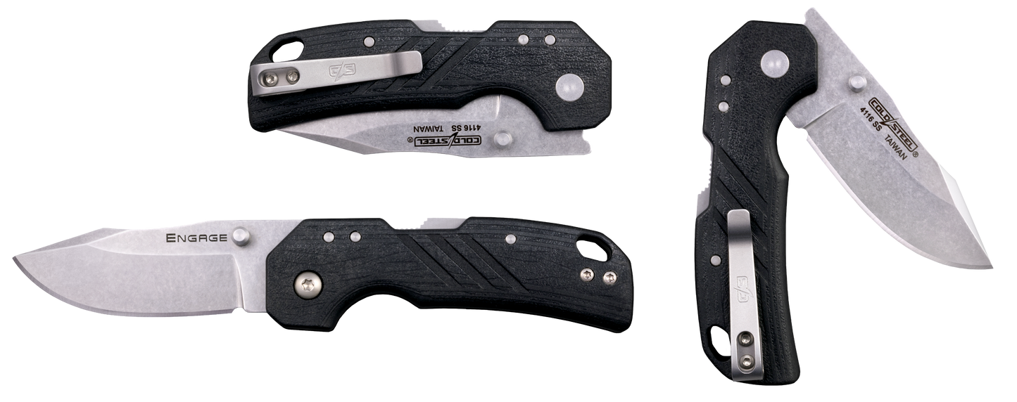 Cold Steel Engage, Cold Cs-fl-25dplc Engage 2.5"gfn Hndl Atls Lck