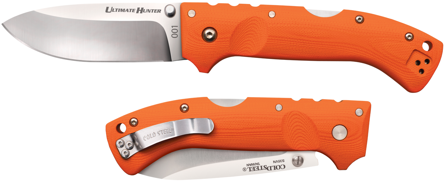Cold Steel Ultimate Hunter, Cold Cs-30ury Ult Hntr 3.5" Orn G10 Hndl