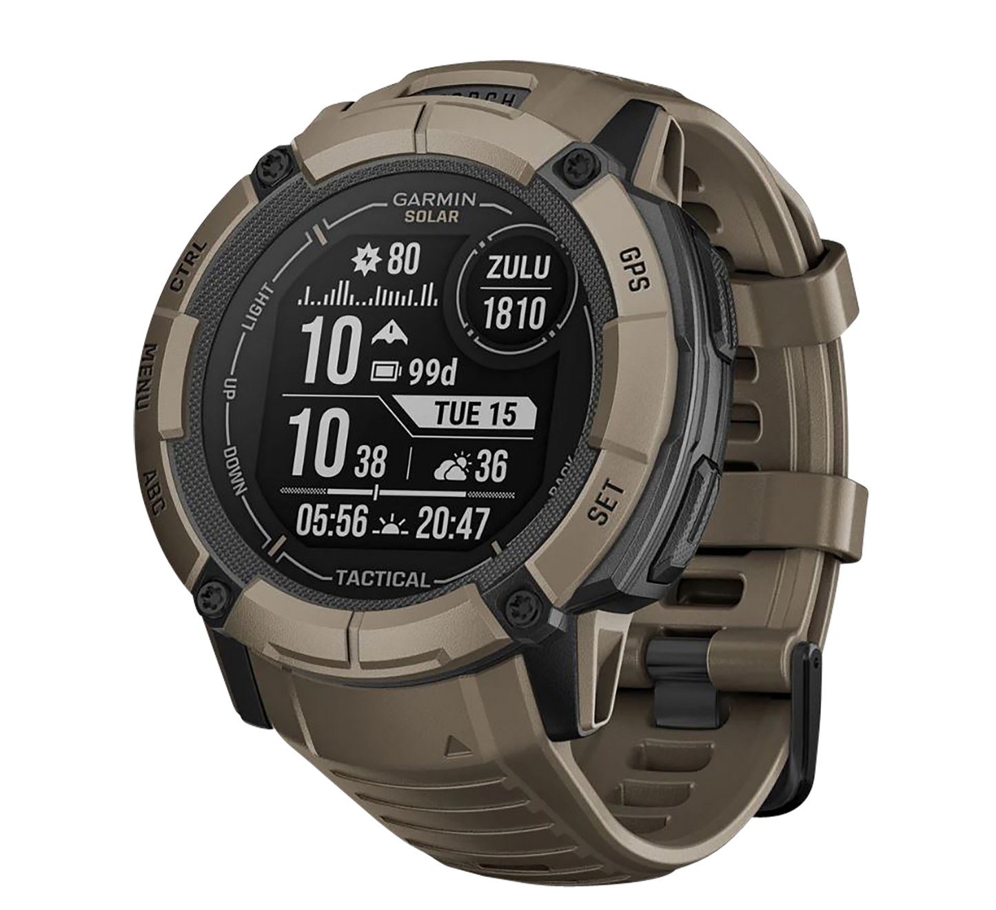 Garmin Instinct 2x Solar, Gar 010-02805-12 Instinct2x Solar Tact Coy Tn