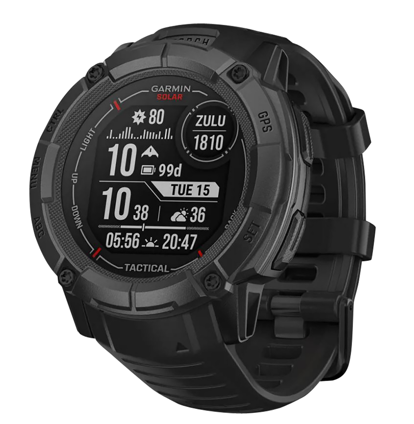 Garmin Instinct 2x Solar, Gar 010-02805-13 Instinct2x Solar Tact Blk