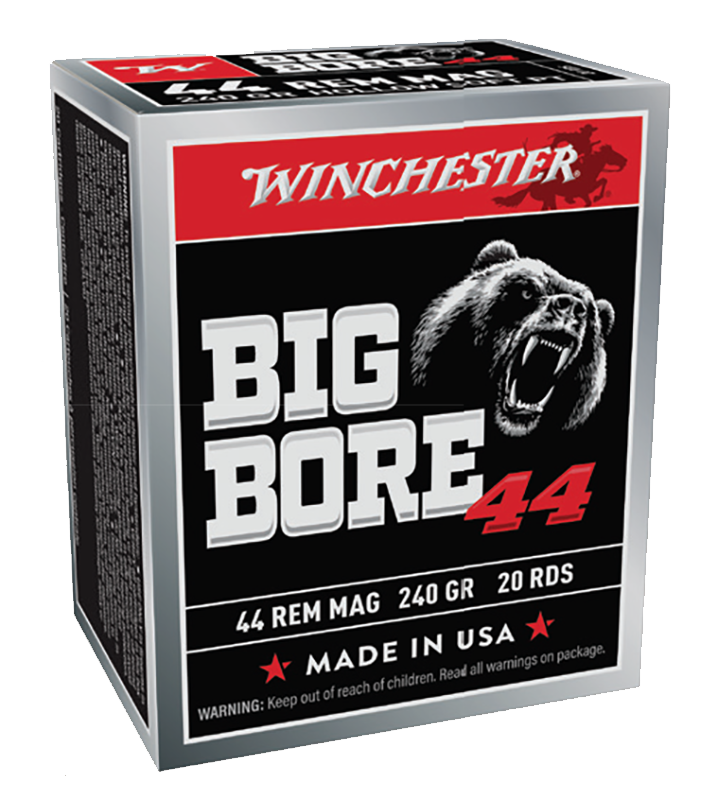 Winchester Ammo Big Bore, Win X44mbb 44rem Mag 240 Sjhp Big Bore 20/10