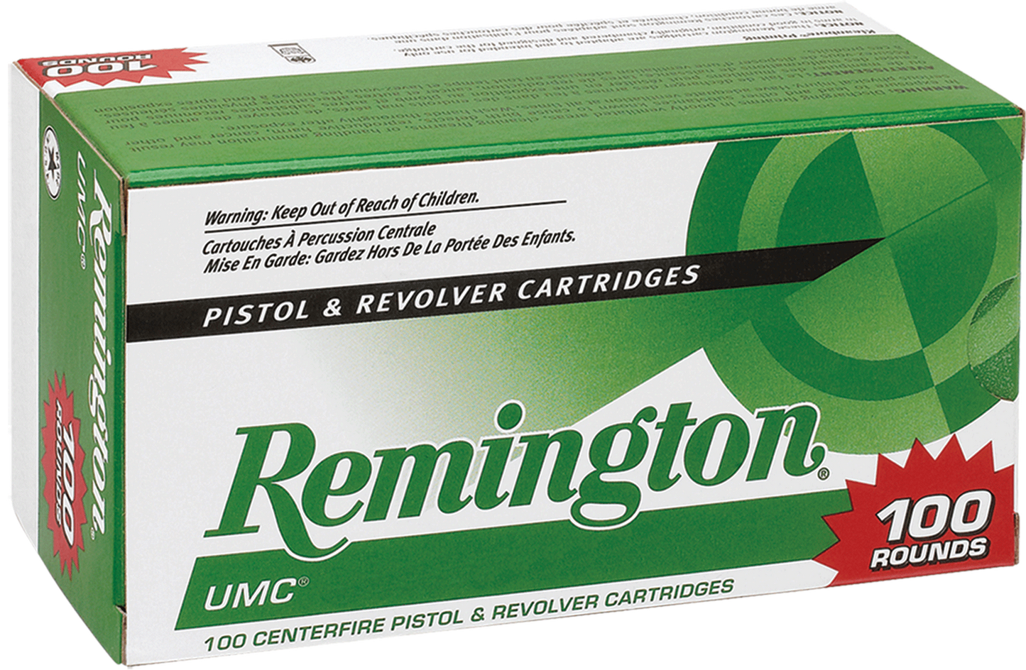 Remington Ammunition Umc, Rem 23795 L40sw3b Umc 40s Vp 180mc 100/6