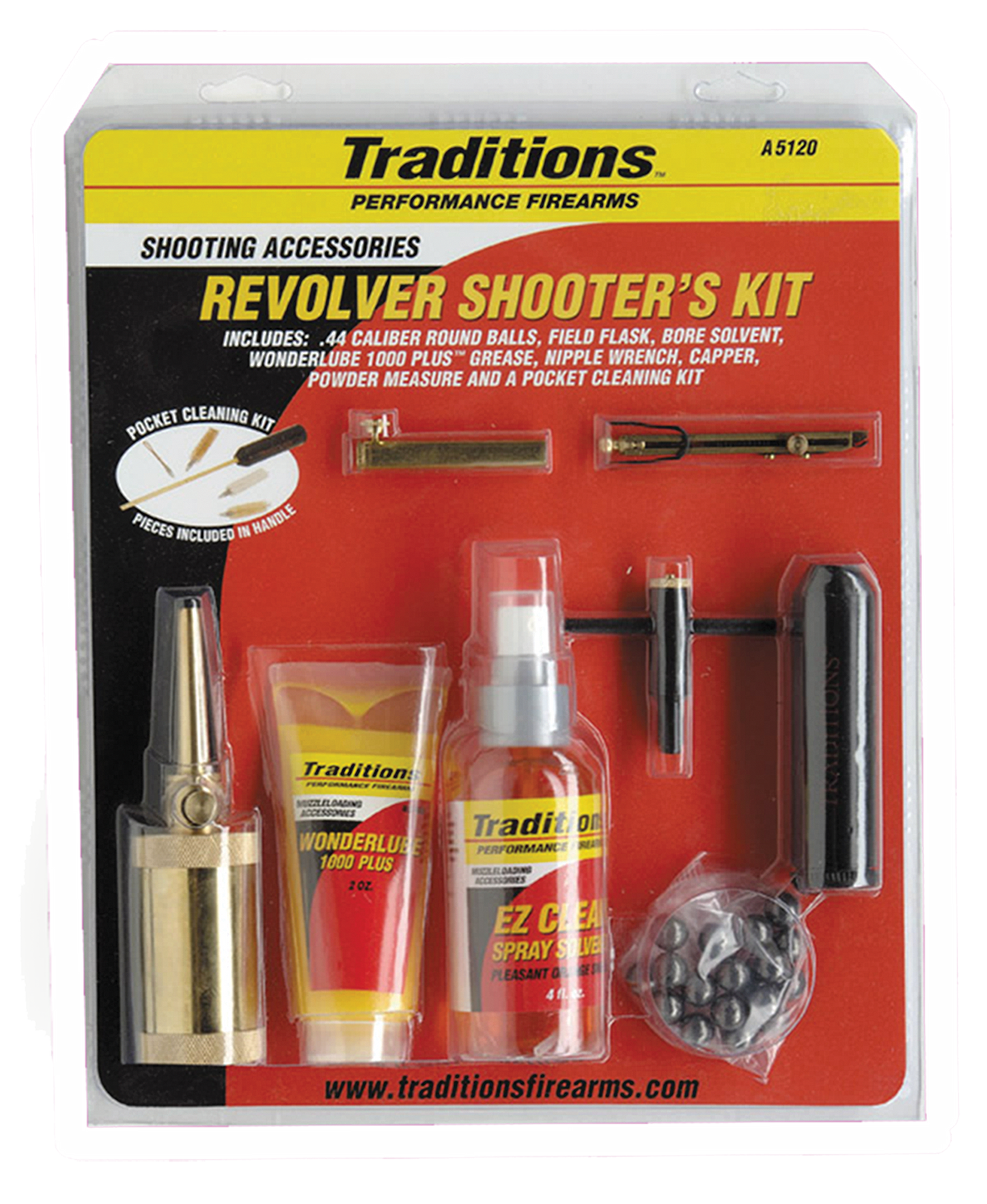 Traditions Sportsmans, Trad A5120 Revolver Sportsmans Kit