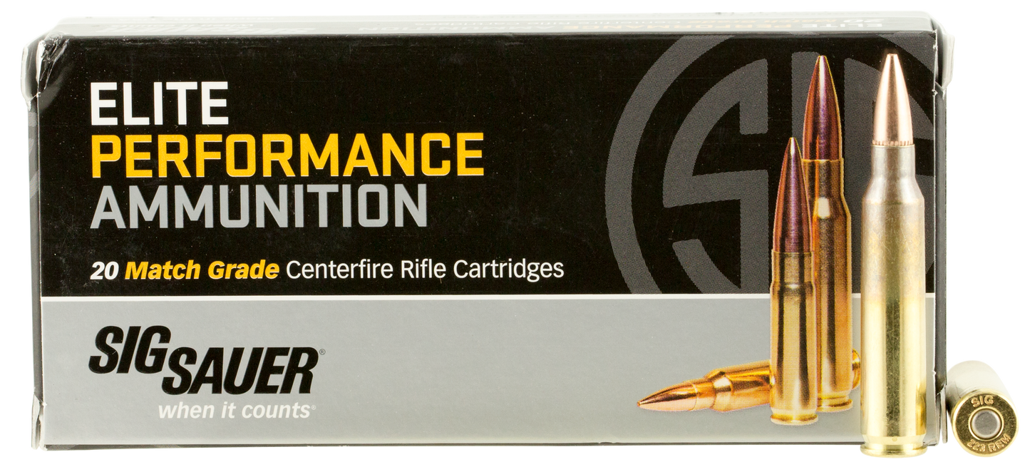 Sig Sauer Elite Match Grade, Sig E223m1-20 223 77 Otm Mtch 20/25