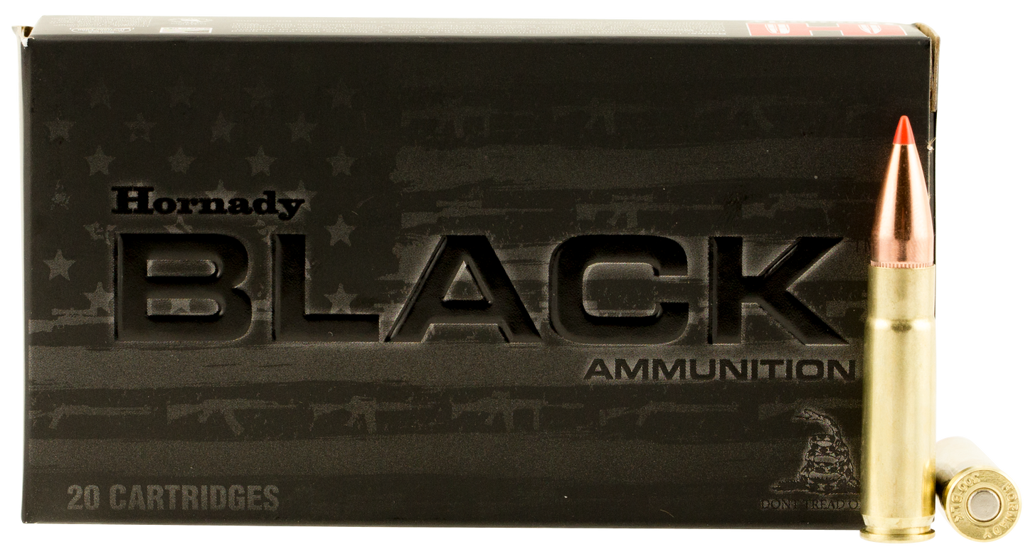 Hornady Black, Horn 80873 Black 300bo 110 Vmax 20/10