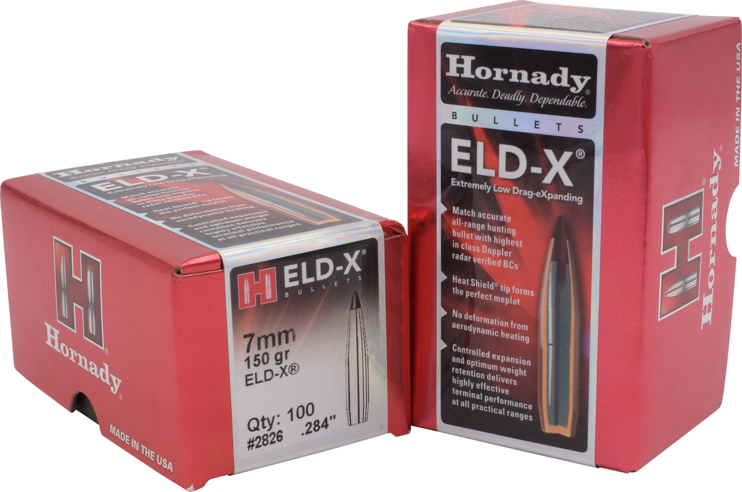 Hornady Eld-x, Horn 2826 Bull .284 150 Eld-x 100/15