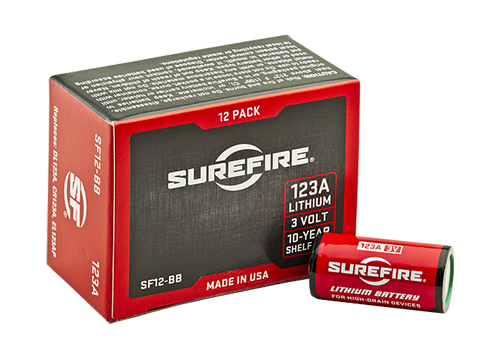 Surefire Cr123a, Sf Sf12-bb Sf123a Batteries (12)