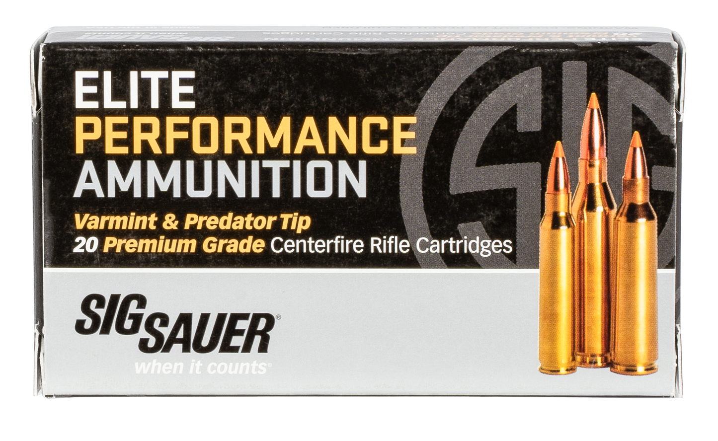 Sig Sauer Elite Hunting, Sig E223v1-20 223 40 Vrmnt 20/10