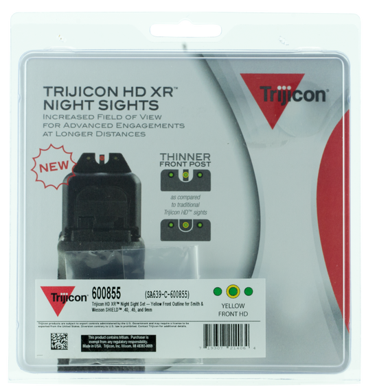 Trijicon Hd, Trj 600855  Hd Xr Ns  S&w Shield   Yfo