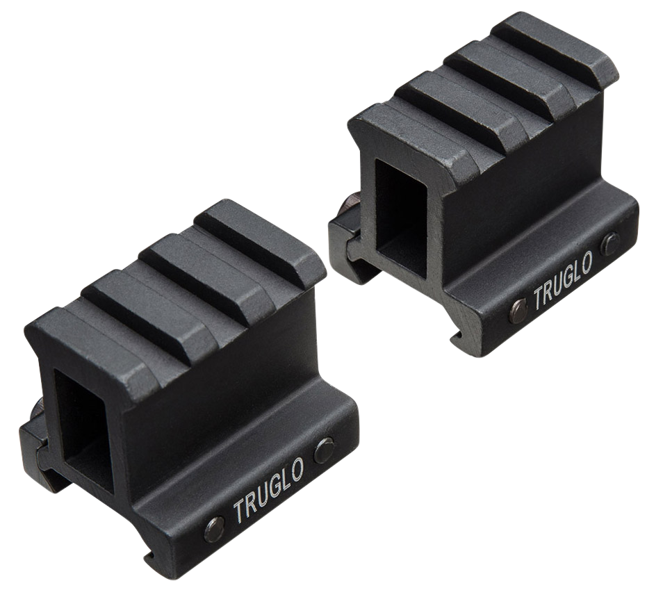 Truglo Riser Mount, Tru Tg-8992b Riser Mnt Pict 1in 2-pc