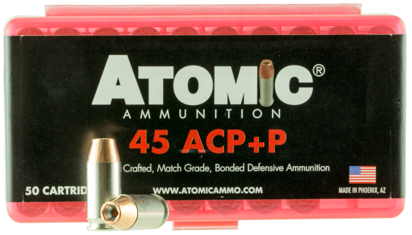Atomic Pistol, Atomic 00412 45acp+p 185 Match Hp 50/10