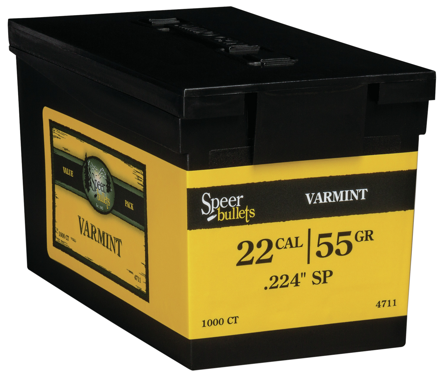 Speer Bullets Varmint, Speer 4711 Bull .224 55 Sp Vp 1000