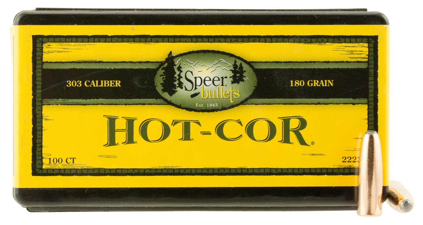 Speer Ammo Hot-cor, Speer 2223 Bull .311 180 Rn 100