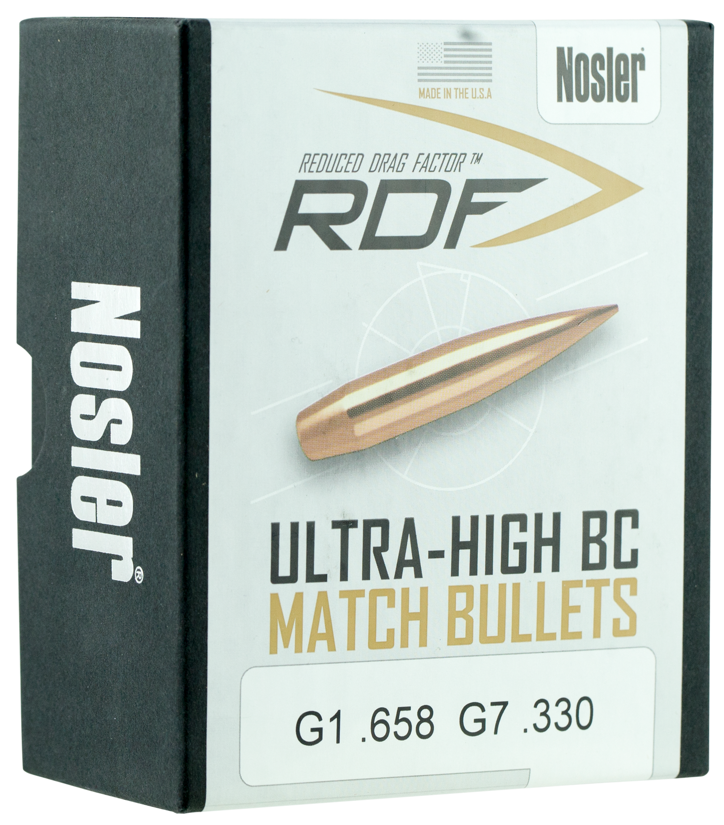 Nosler Rdf, Nos 49824 Rdf Match .264 140 Hpbt 100