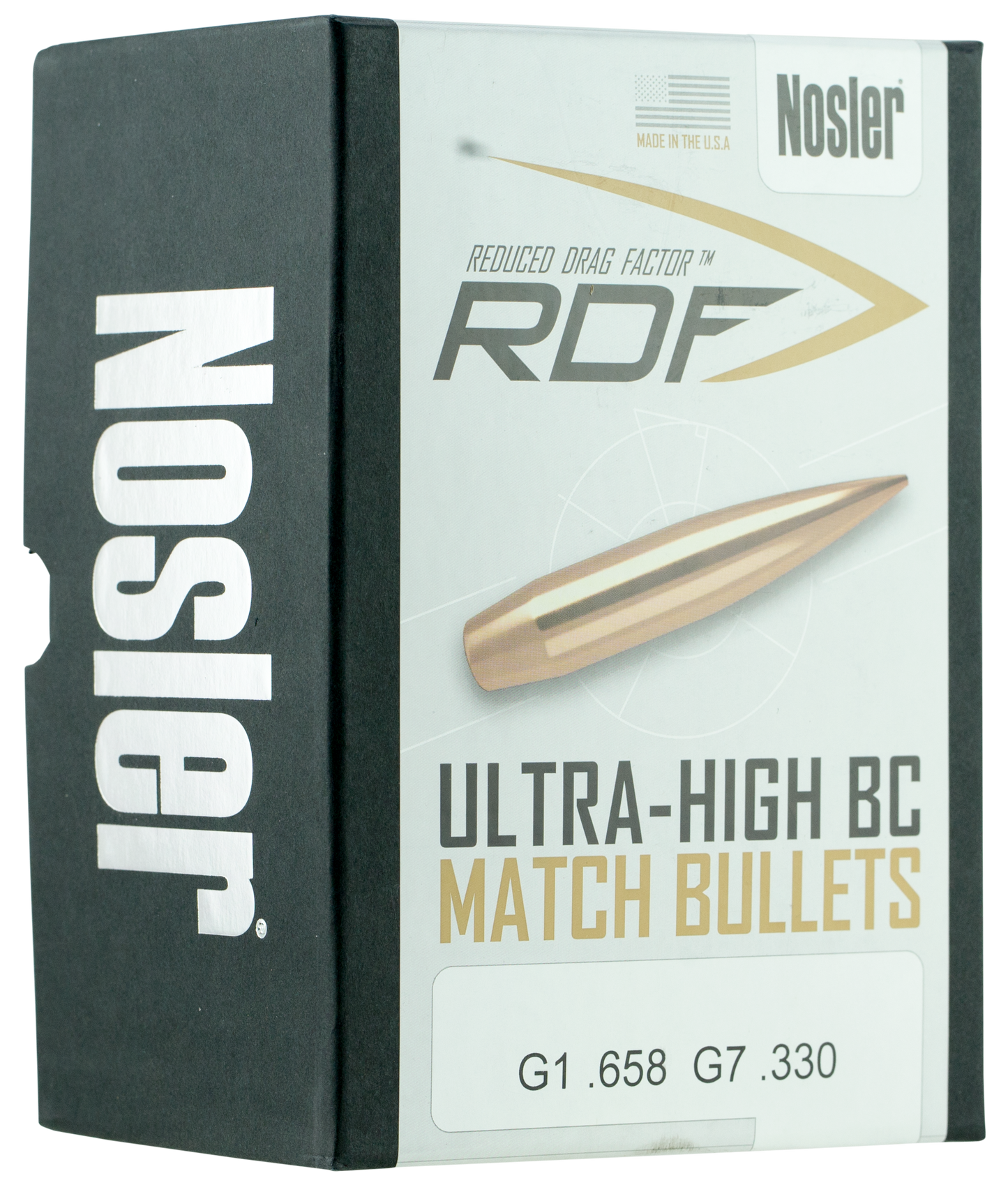 Nosler Rdf, Nos 49825 Rdf Match .264 140 Hpbt 500