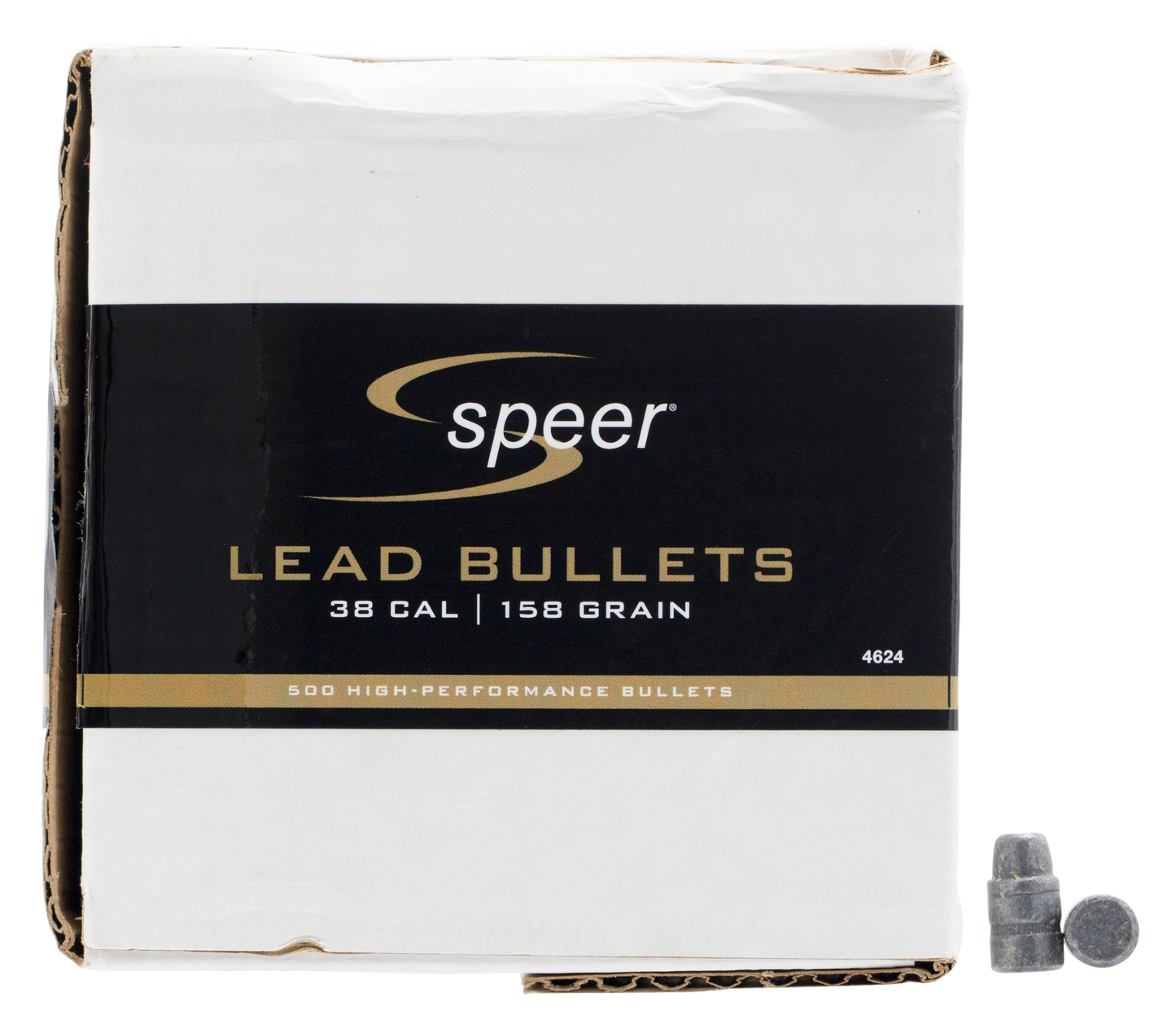 Speer Ammo Handgun, Speer 4624 Bull .358 158 Swc 500