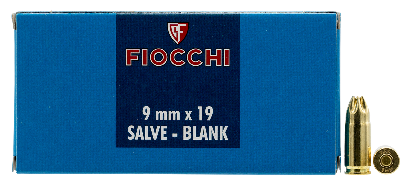 Fiocchi Pistol Blank, Fio 9mmblank 9mm Blank 50/20