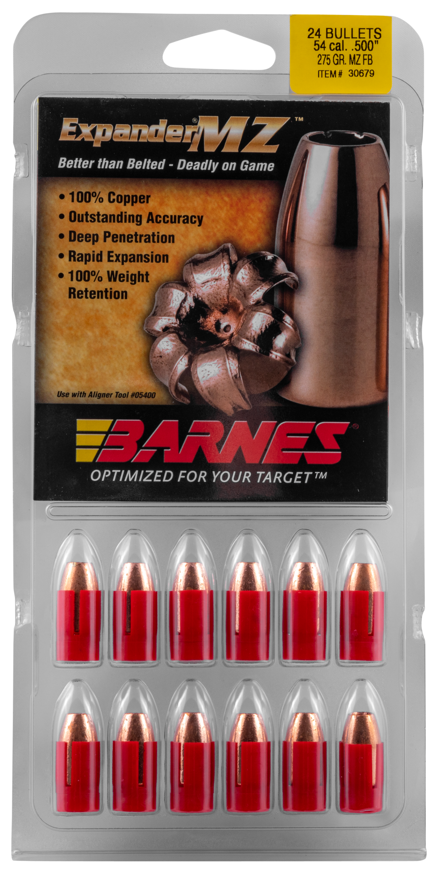 Barnes Bullets Expander Mz, Brns 30679 Expmz 54c 275 Exp 24