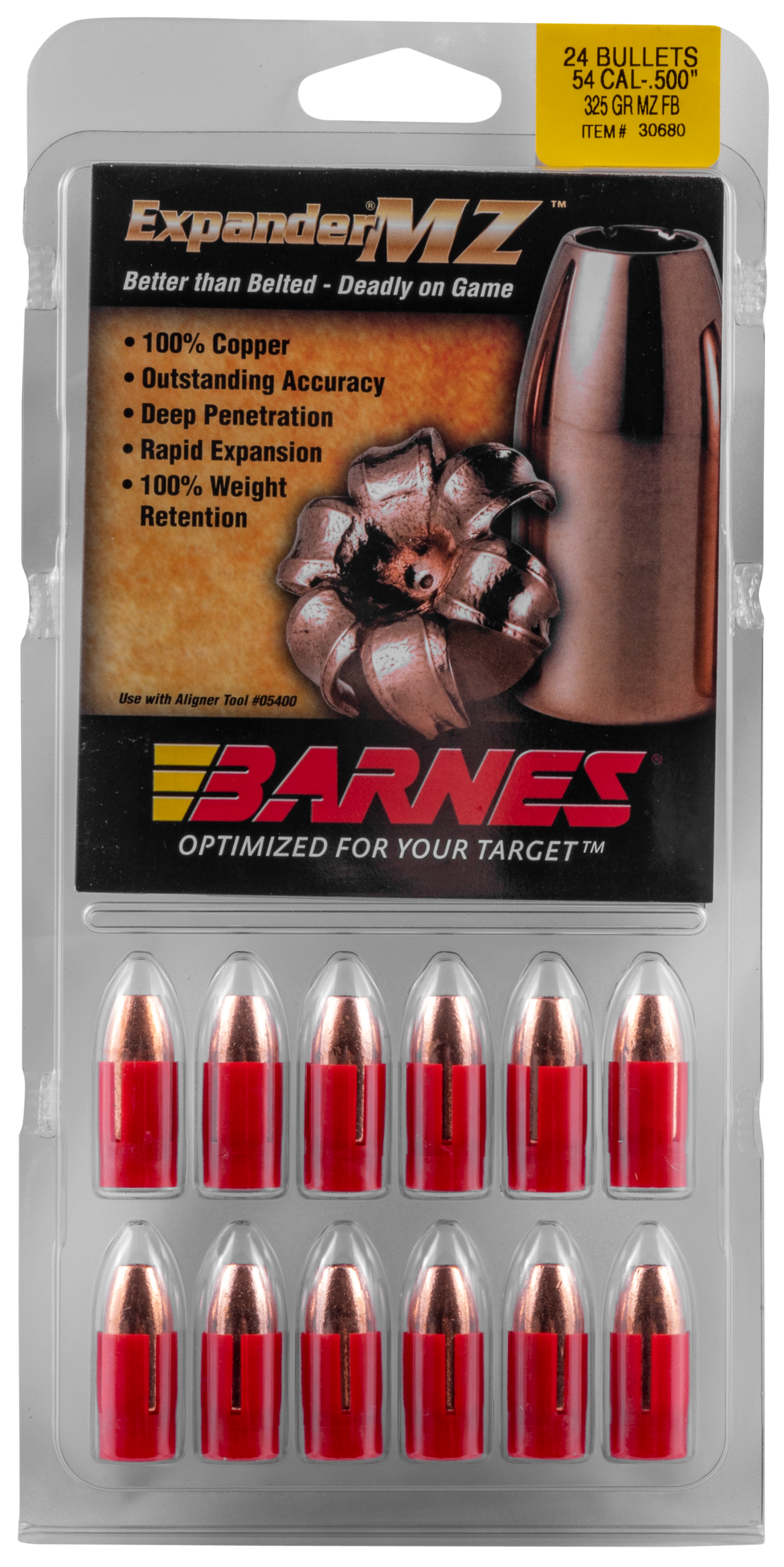 Barnes Bullets Expander Mz, Brns 30680 Expmz 54c 325 Exp 24