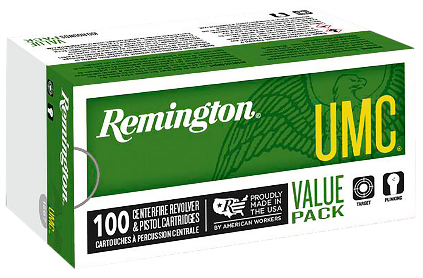 Remington Ammunition Umc, Rem 23753 L9mm1b Umc 9mm Vp 115jhp 100/6