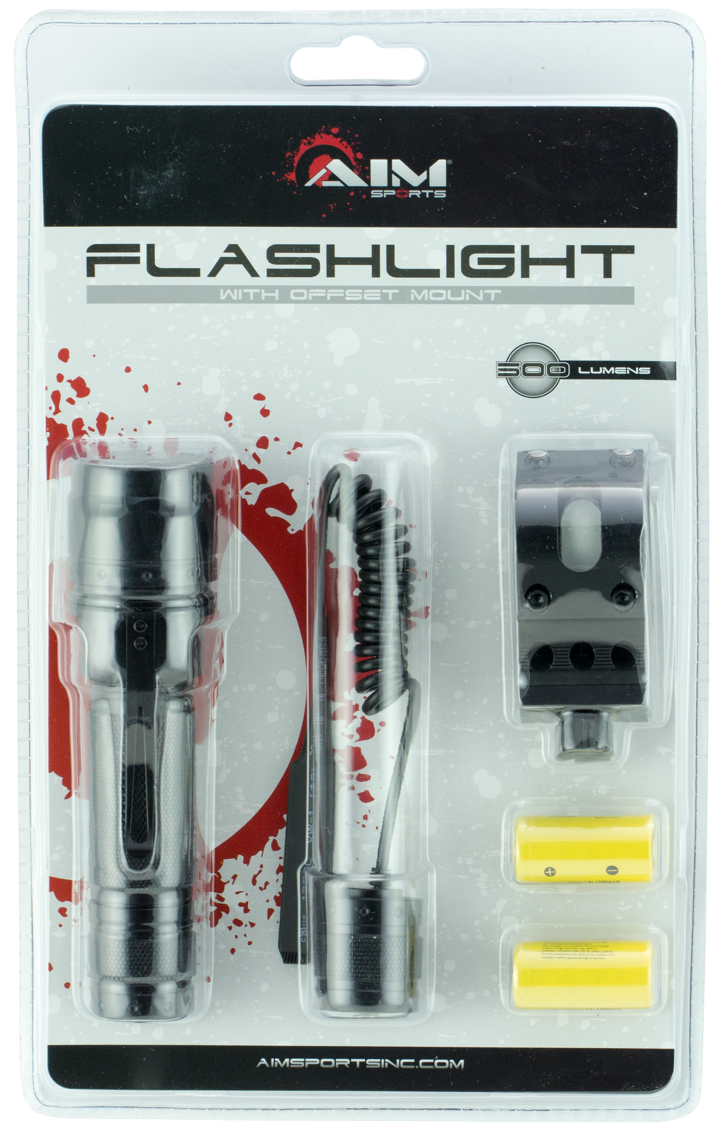 Aim Sports Flashlight, Aimsports Fhd500b Flashlight 500lum