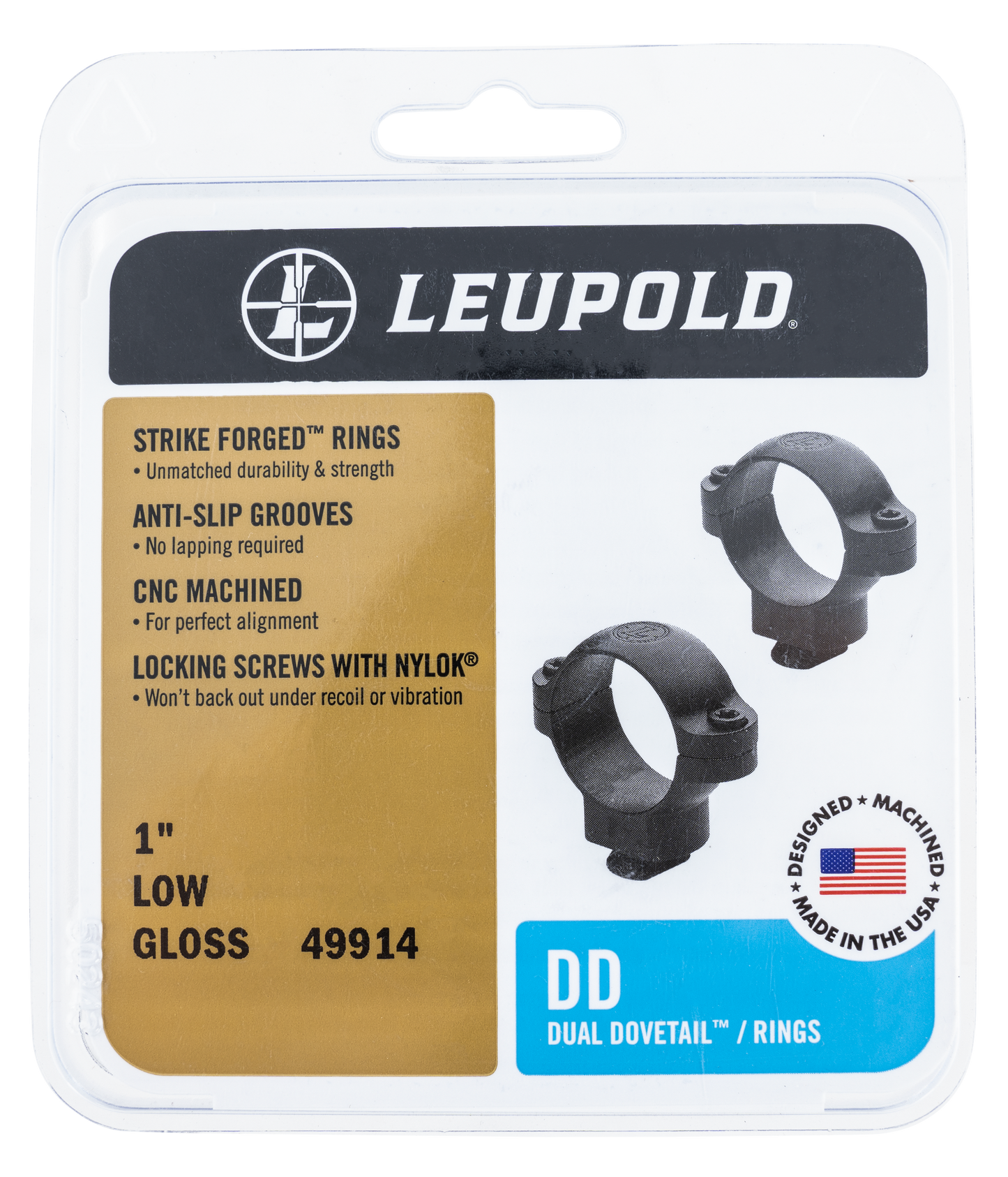 Leupold Dual Dovetail, Leu 52234 Dd 30mm Rings Sup High Mt