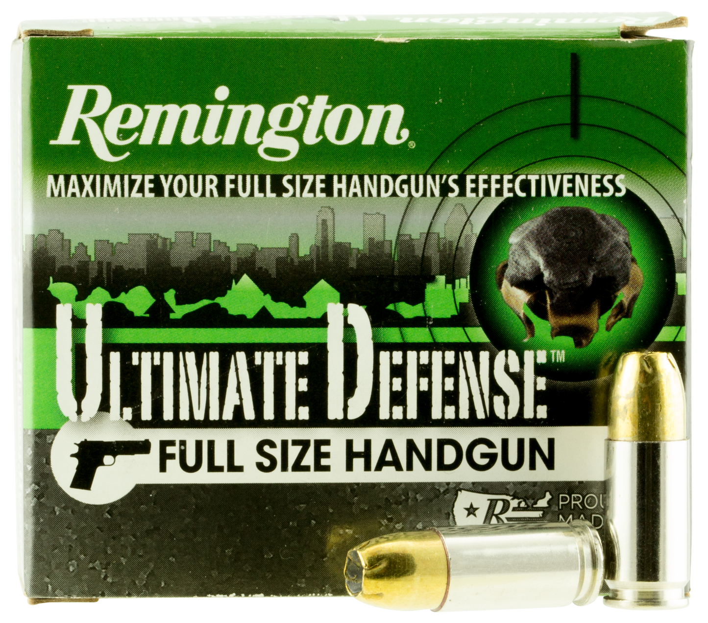 Remington Ammunition Ultimate Defense, Rem 28948 Hd9mmd Ultd 9mm+ 124bjhp 20/25